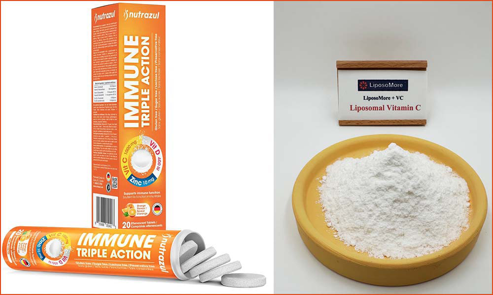 Липосомальные ингредиенты для шипучих таблеток