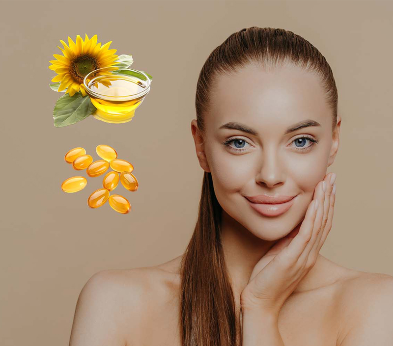 Поддерживает здоровье кожи и красоты
